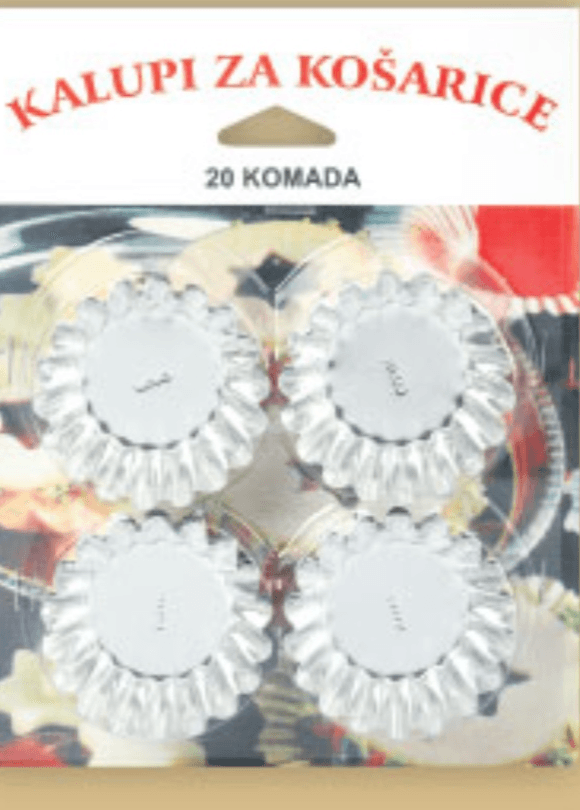 Set kalupa za košarice 12 kom/set - Akcija u trgovini KTC