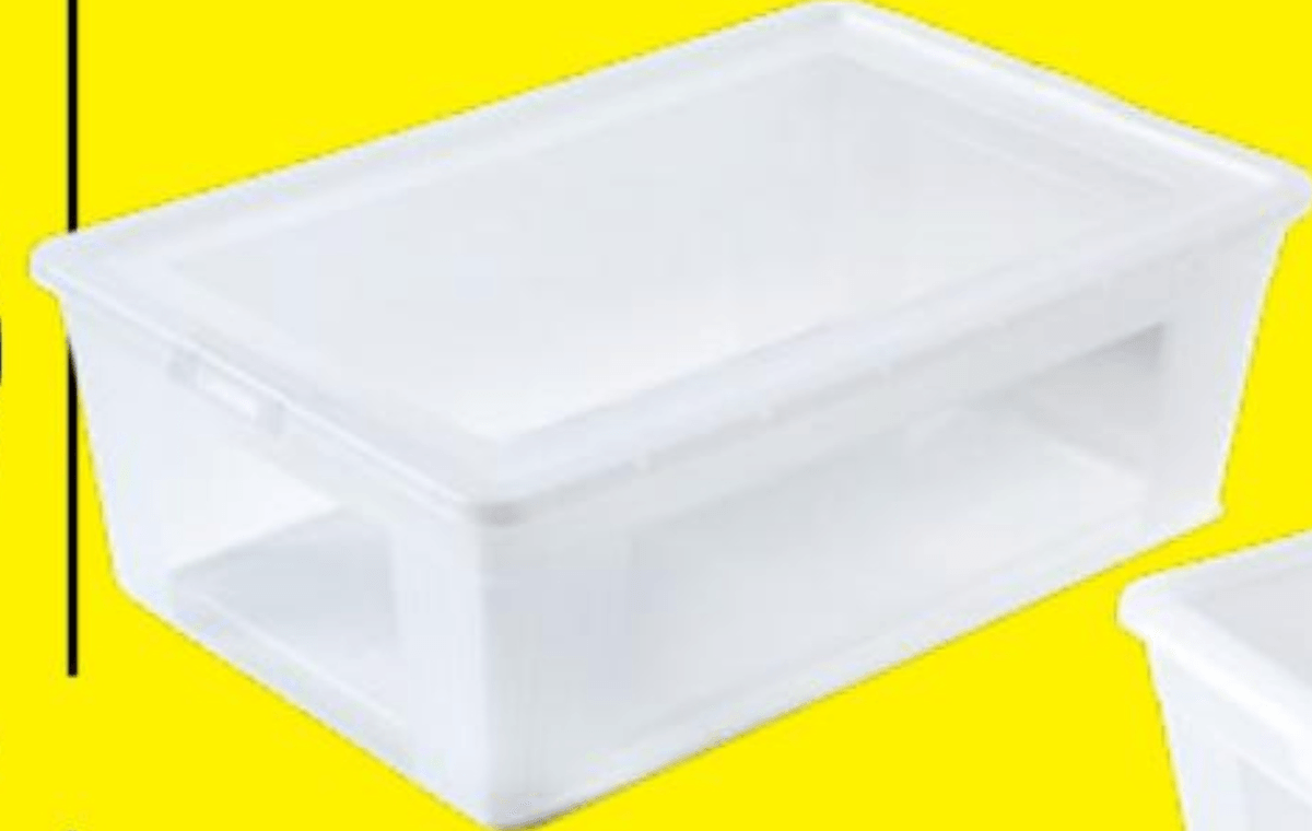 Kutija za pohranu s poklopcem 37 l Akcija u trgovini Lesnina