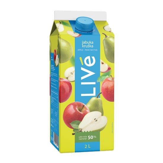 Live Voćni nektar 2 l - Akcija u trgovini Plodine