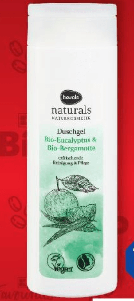 Bevola Naturals Duschgel Bio-Eucalyptus & Bio-Bergamotte 250ml - Akcija u trgovini Kaufland