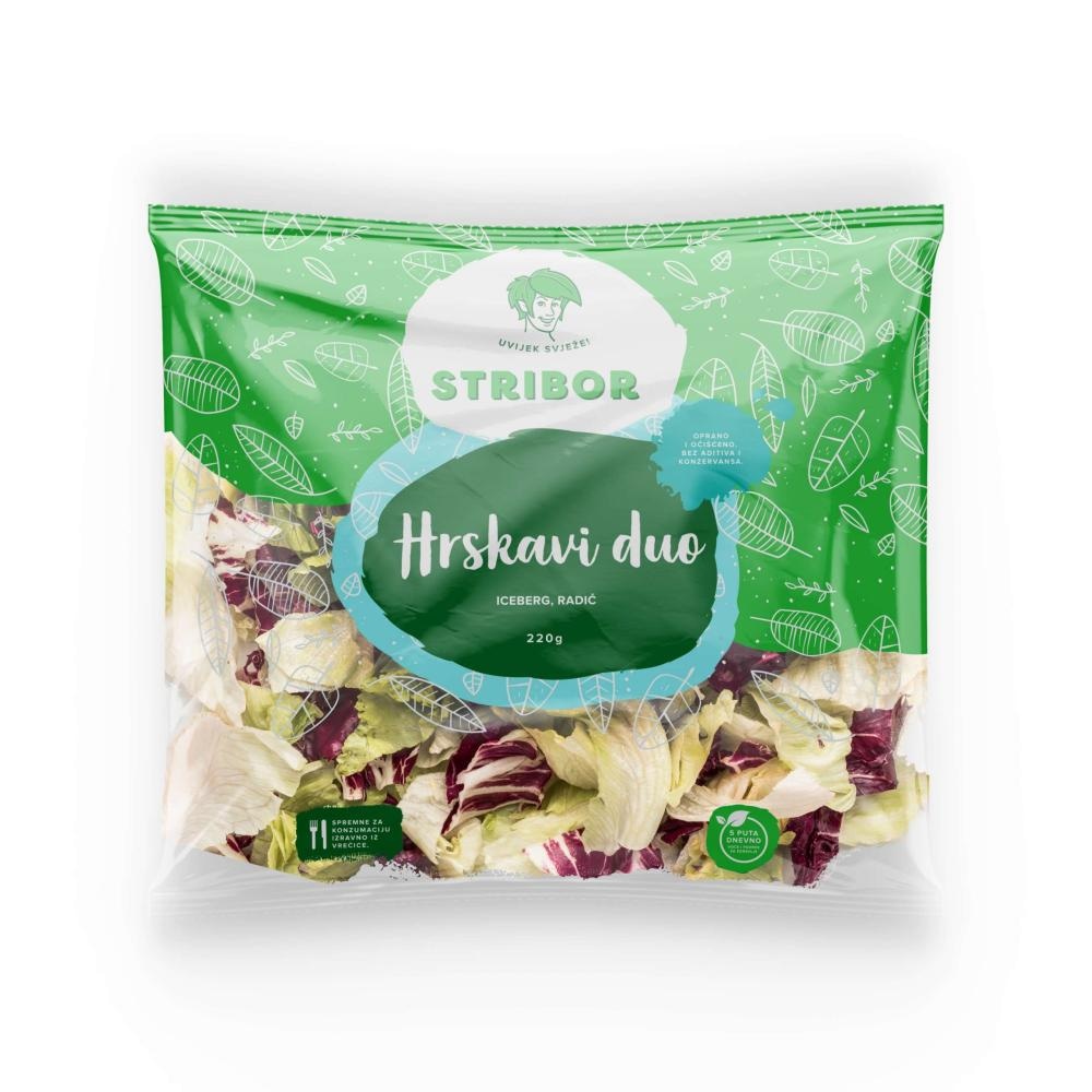 Salata hrskavi duo 220 g STRIBOR - Akcija u trgovini KTC