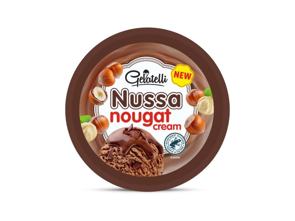 Gelatelli Nussa Nougat sladoled 470 ml - Akcija u trgovini Lidl