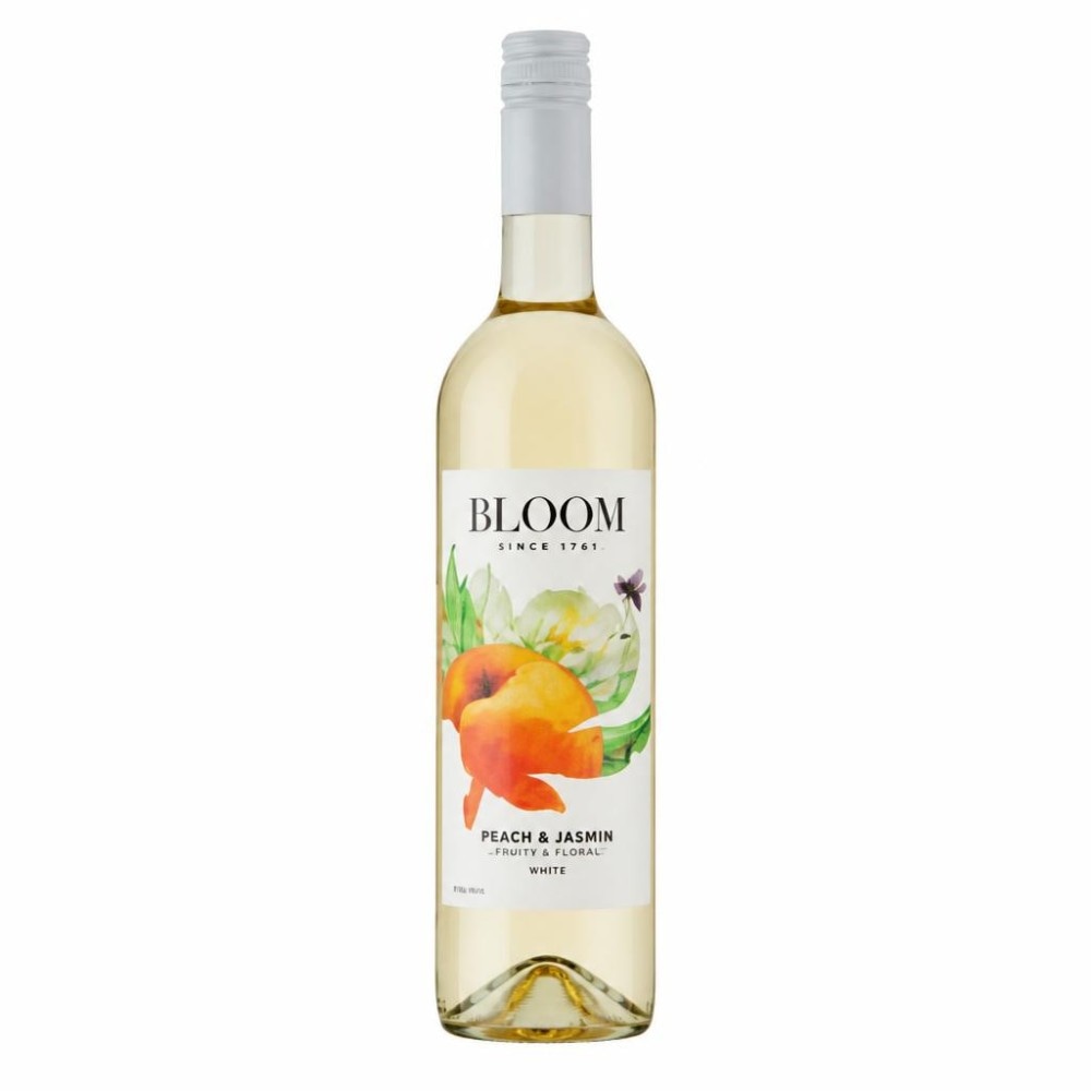 Bloom aromatizirano bijelo vino breskva i jasmin 0,75 L Akcija u trgovini Vrutak
