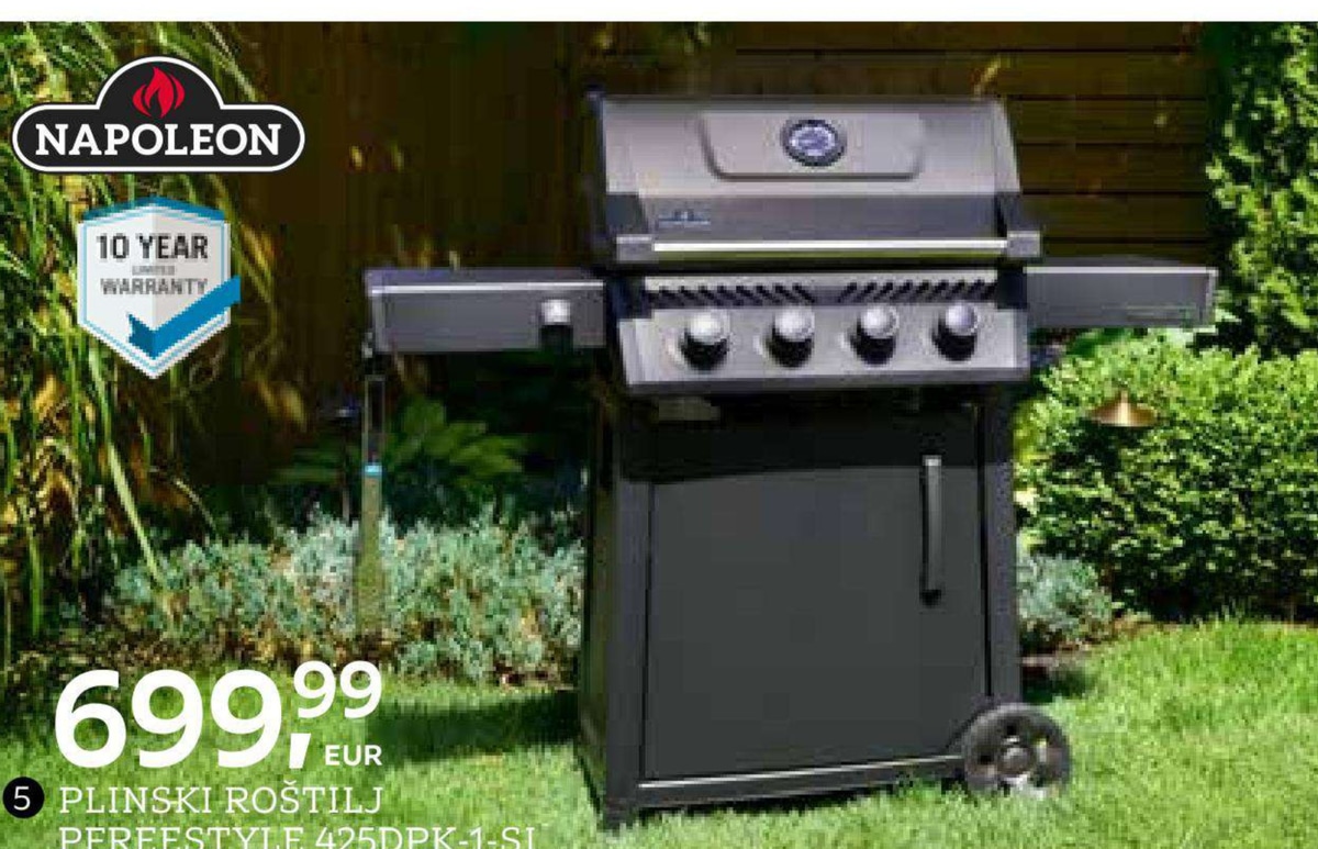 Plinski roštilj Freestyle 425DPK-1-SI - Akcija u trgovini Lesnina
