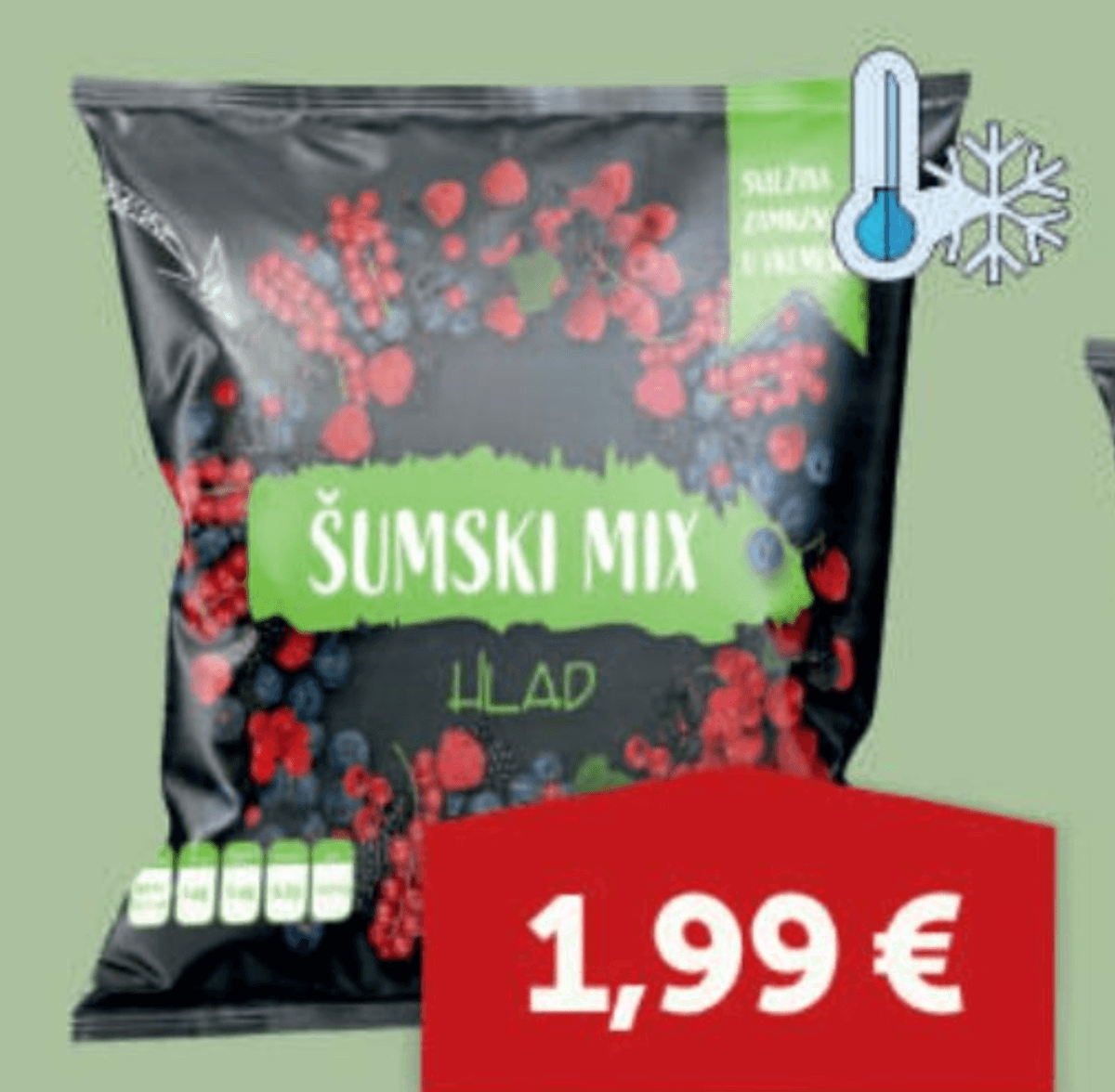 Šumsko voće mix 400 g - Akcija u trgovini Boso
