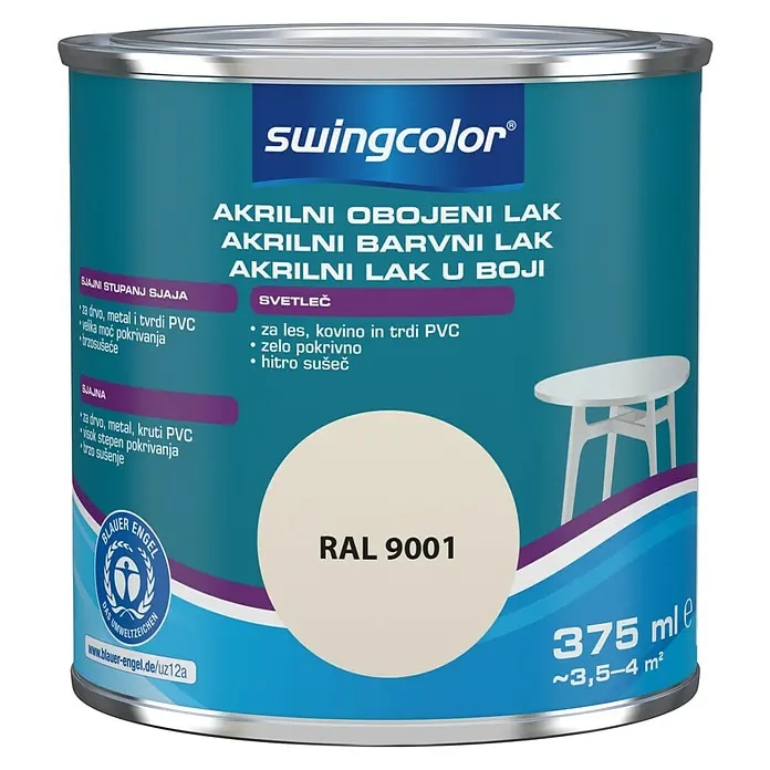 Mix akrilni lak u boji 'Basis 1 ili 4' 2,5 l swingcolor - Akcija u trgovini Bauhaus