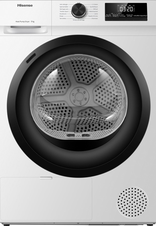 Kondenzacijska sušilica rublja Hisense DHQE800BW2 - Akcija u trgovini Pevex