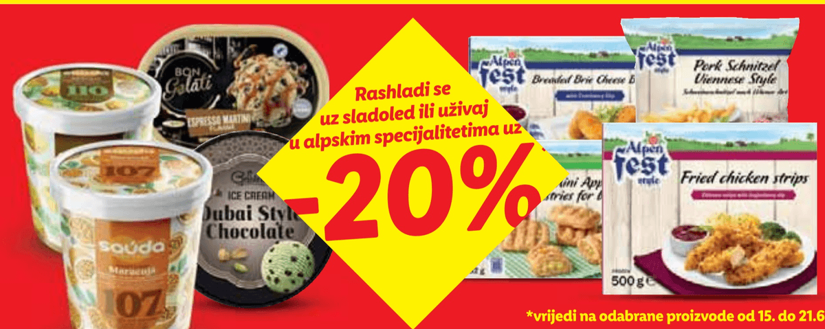 Alpenfest Fried chicken strips 500 g - Akcija u trgovini Lidl