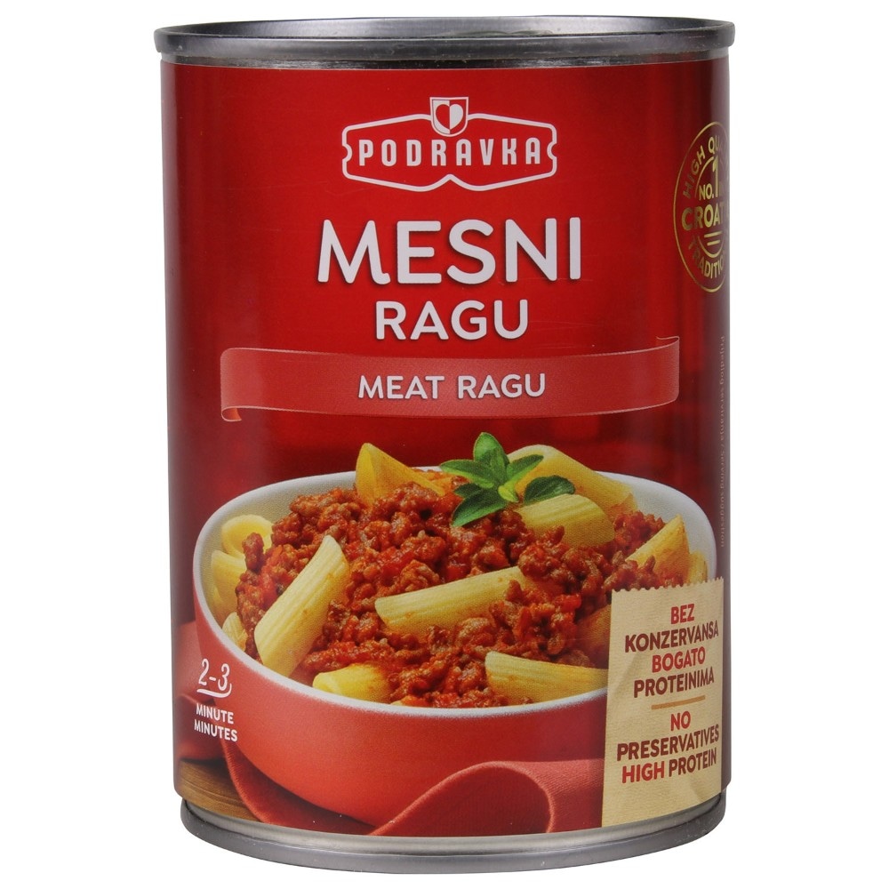 Podravka Mesni ragu 400 g - Akcija u trgovini Tommy