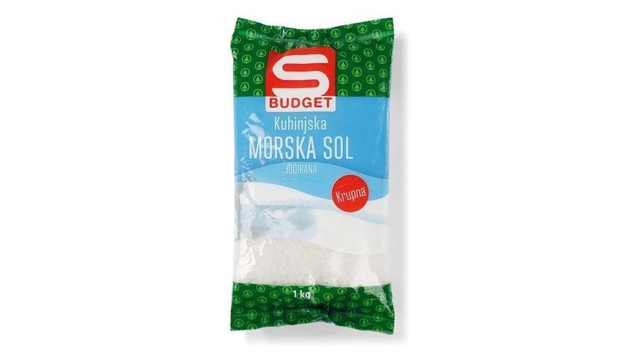 Morska sol 1 kg S Budget Akcija u trgovini Spar