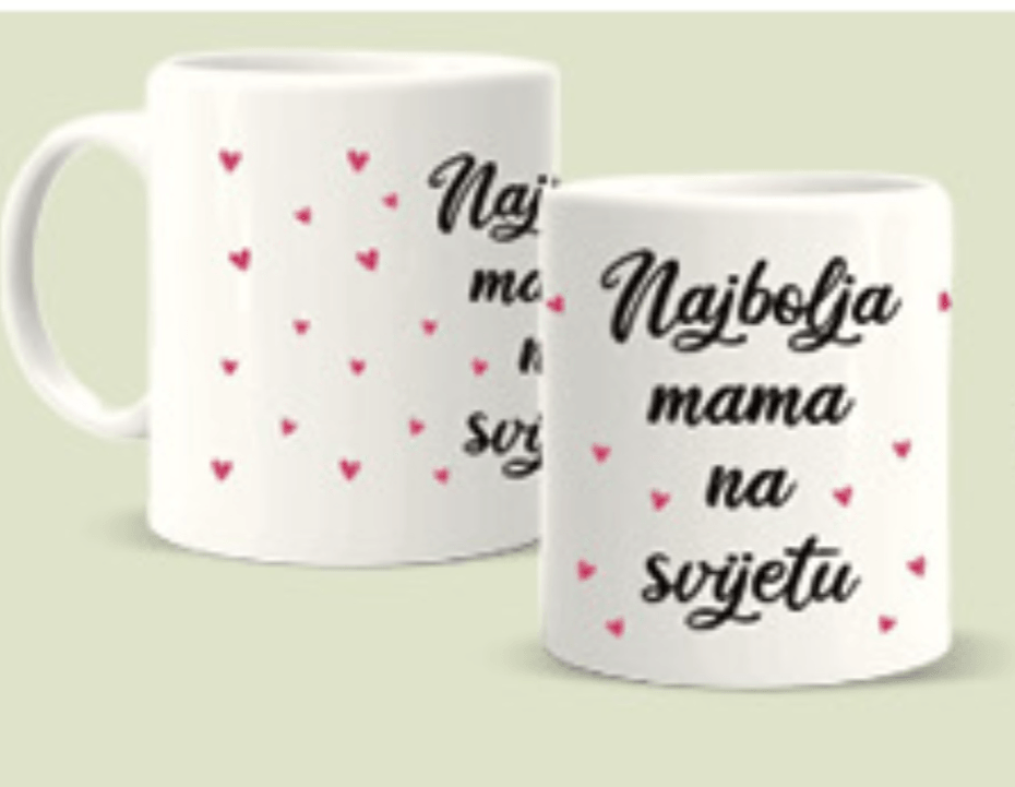 Šalica Naj mama na svijetu 300ml, kom - Akcija u trgovini Konzum