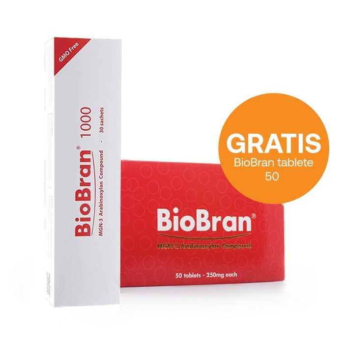 BioBran MGN-3 1000 arabinoksilan dodatak prehrani 30 kom Akcija u trgovini Dm