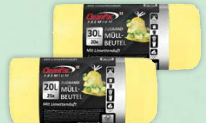 CleanPac mirisne vreće za smeće s vezicama - Akcija u trgovini Mueller