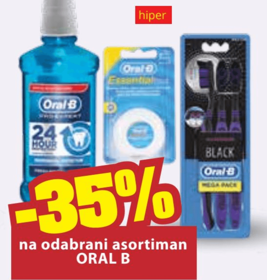 Odabrani asortiman Oral B - Akcija u trgovini Ribola