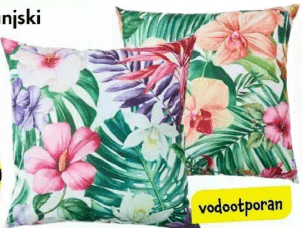 Jastuk za vanjski prostor 40 x 40 cm - Akcija u trgovini Tedi