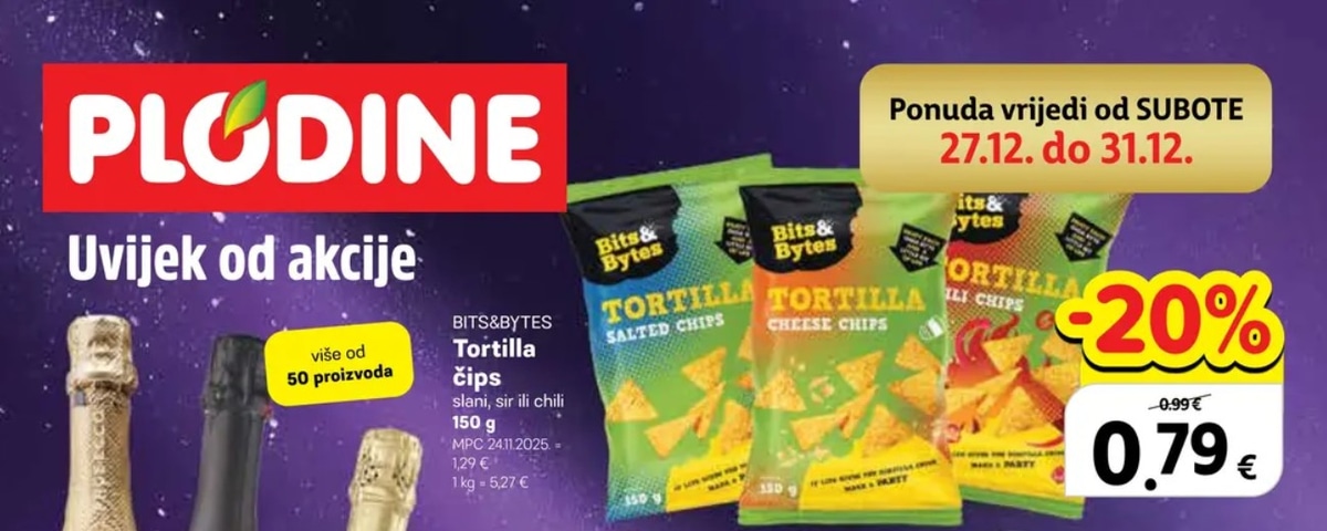 Plodine katalog Prehrambeni proizvodi od 27.12. do 31.12.2025