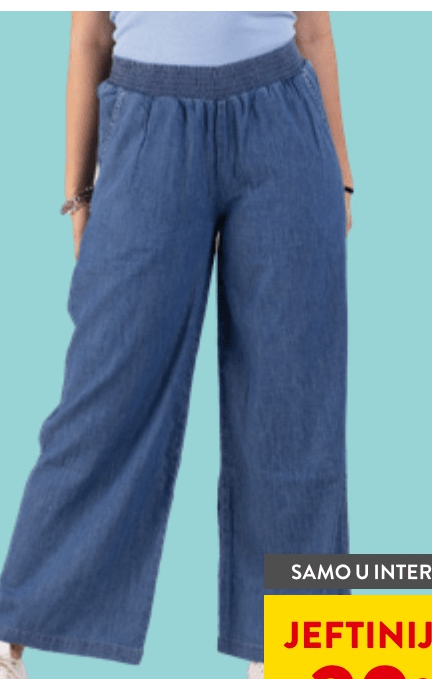 Ženske jeans hlače 1 kom - Akcija u trgovini Spar