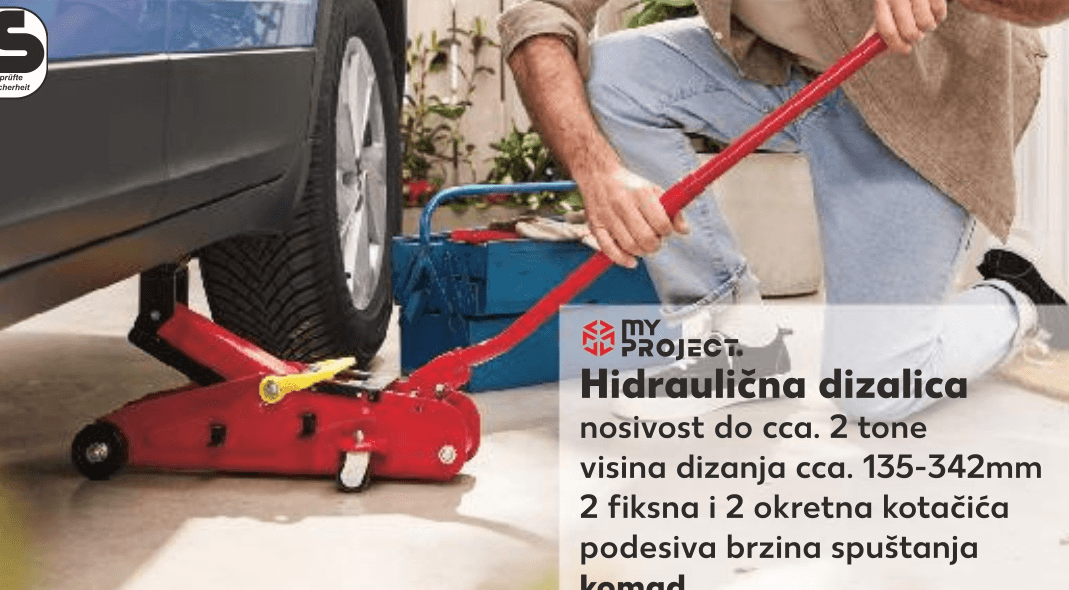 MY PROJECT Hidraulična dizalica komad - Akcija u trgovini Kaufland