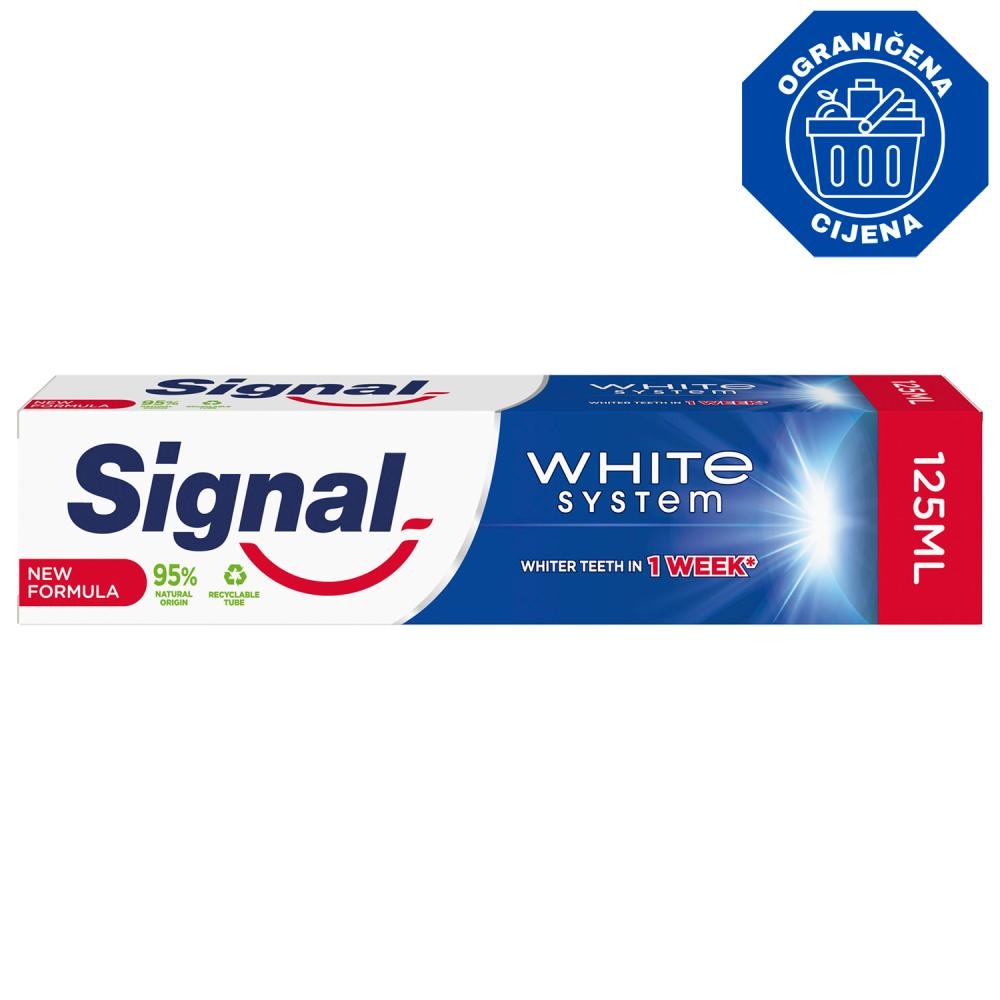 Signal zubna pasta 125ml - Akcija u trgovini Konzum