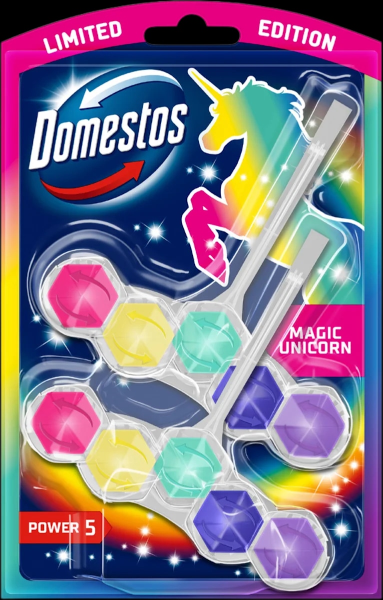 Domestos Power 5 Magic Unicorn osvježivač za WC 2x50 g - Akcija u trgovini Dm