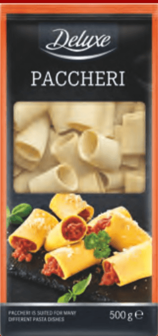 Paccheri 500 g Deluxe - Akcija u trgovini Lidl