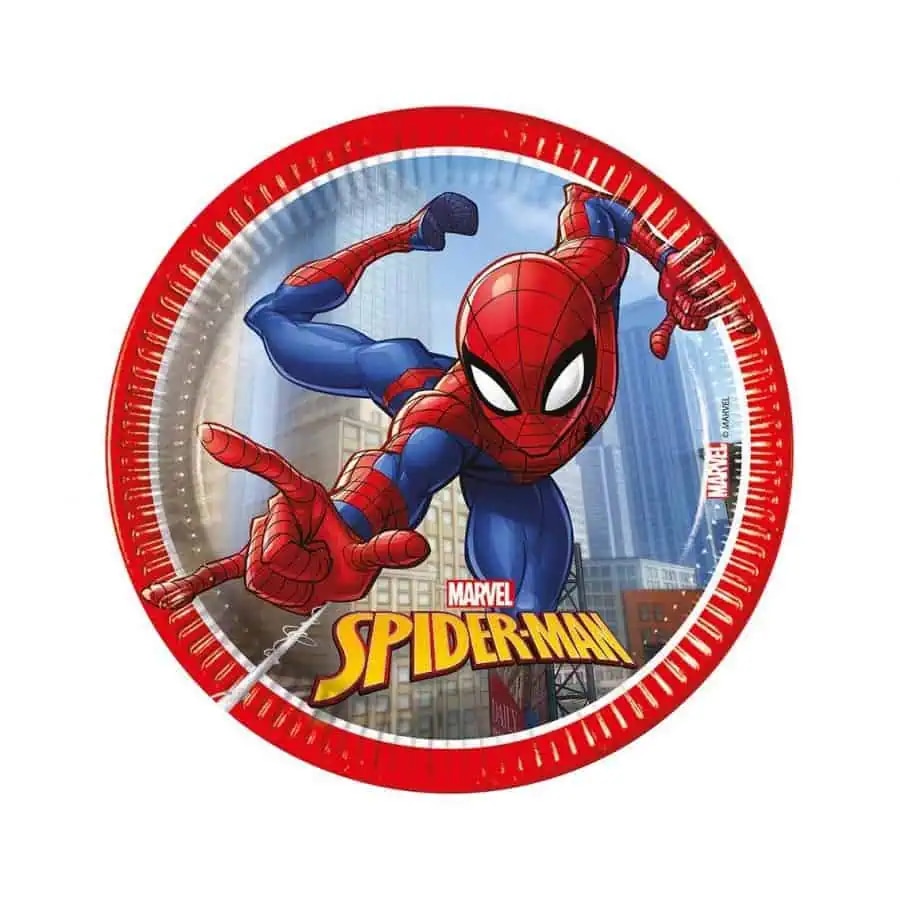 Papirnati tanjuri Spiderman pakiranje od 6 kom. Akcija u trgovini Tedi