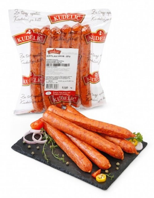 Kudelić Roštilj kobasice 320g - Akcija u trgovini Konzum