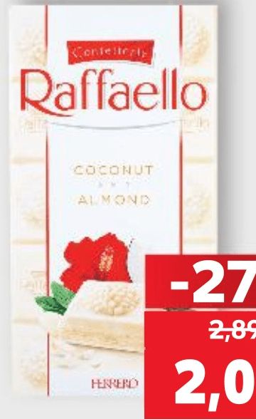 Raffaello ili Rocher Čokolada 90 g Ferrero - Akcija u trgovini Kaufland