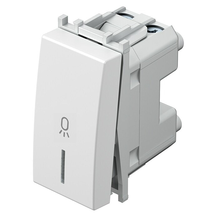 Tipkalo sa svjetlosnim indikatorom Modul zamjensko tipkalo 2M s nosačem - Akcija u trgovini Bauhaus