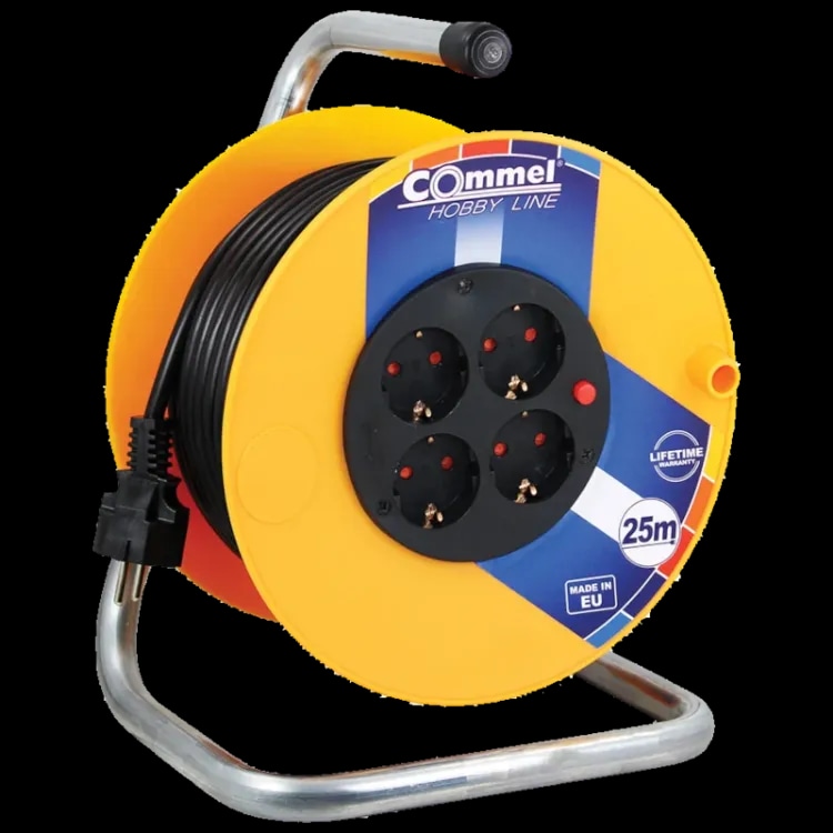 Commel produžni kabel s motalicom 25 m - Akcija u trgovini Alles