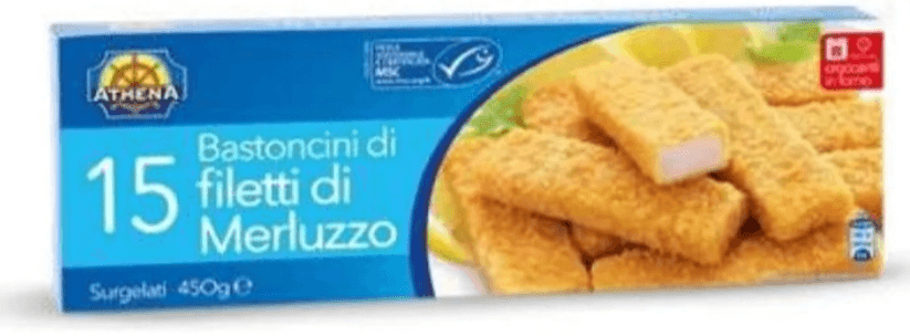 Panirani štapići od aljaške kolje 15 kom / 450 g Athena - Akcija u trgovini Eurospin