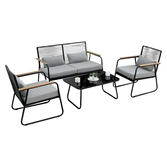 Livarno Vrtni set namještaja 4 dijela LIVARNO home - Akcija u trgovini Lidl