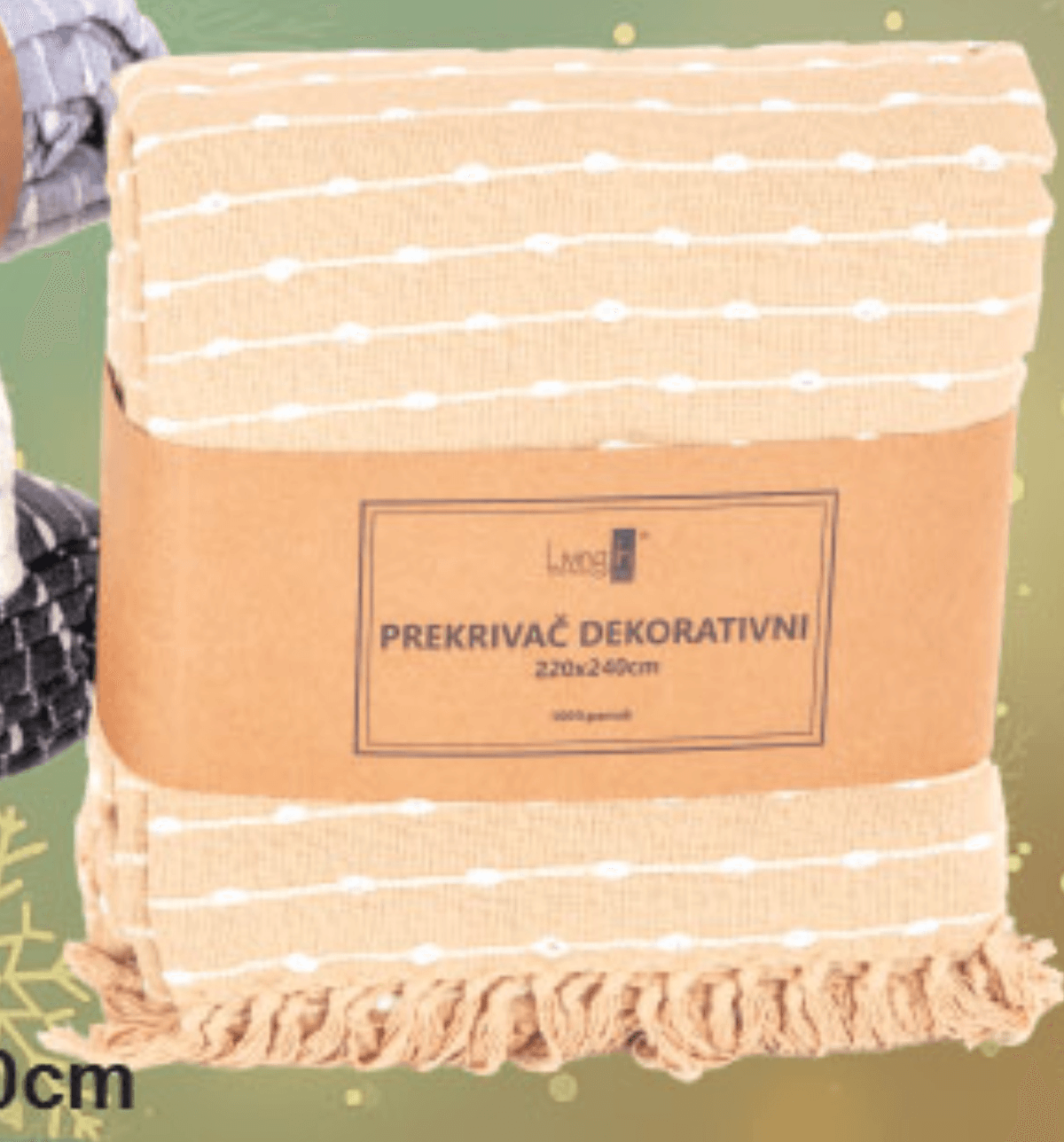 Prekrivač dekorativni vel.220×240cm Living - Akcija u trgovini KTC