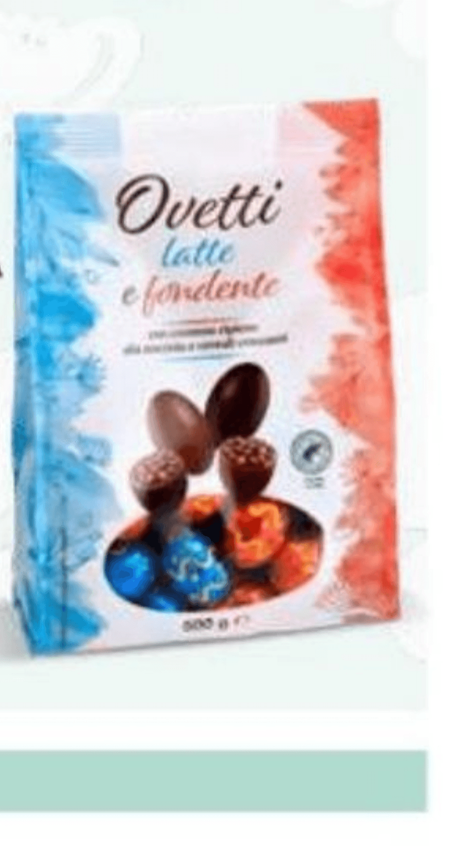 Jaja mliječna čokolada 500 g Ovetti - Akcija u trgovini Eurospin