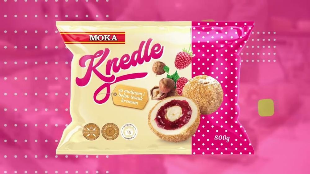 Moka Knedle s marelicom 800 g - Akcija u trgovini Trgovina Krk