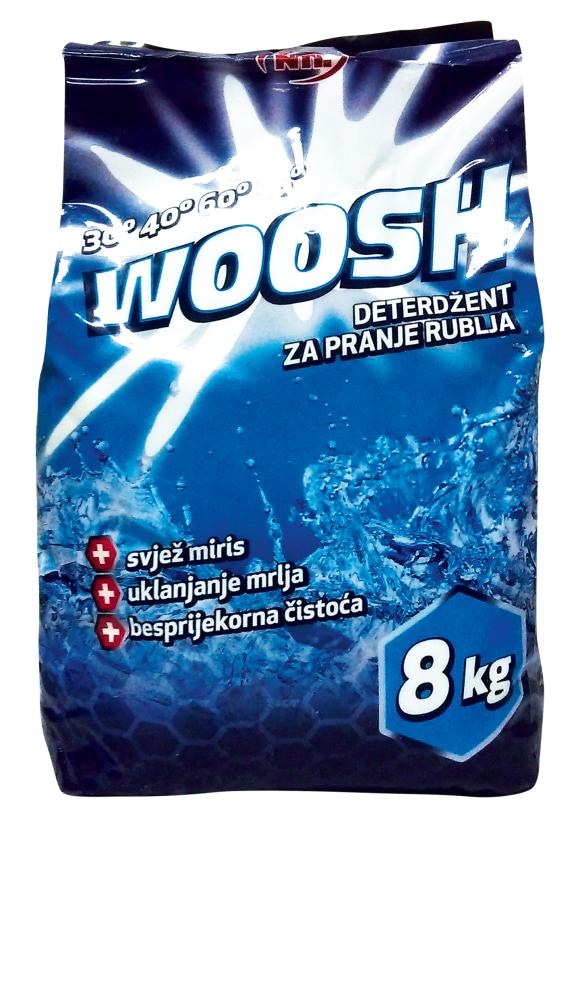 Woosh deterdžent za pranje rublja 8 kg - Akcija u trgovini NTL