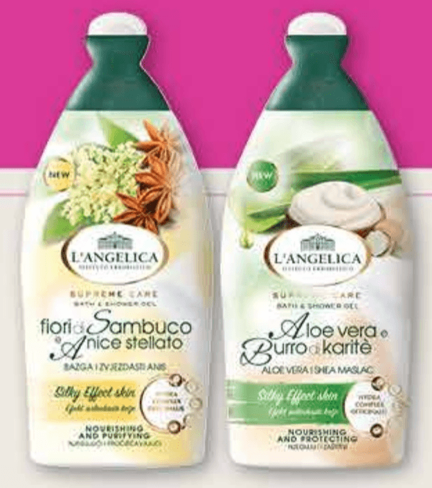 L'Angelica Gel za tuširanje 500 ml - Akcija u trgovini Plodine