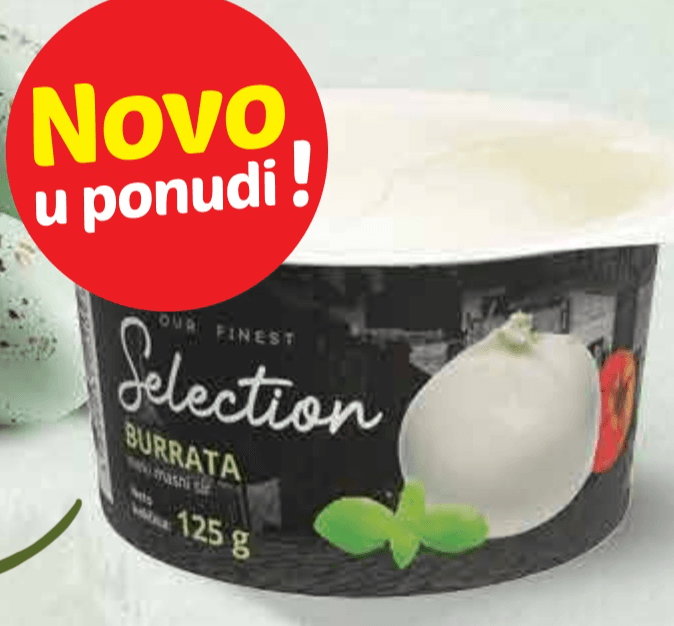 Selection Burrata 125 g - Akcija u trgovini Plodine