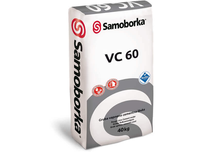 VC 60 vapneno-cementna žbuka 25 kg Samoborka Akcija u trgovini Grama
