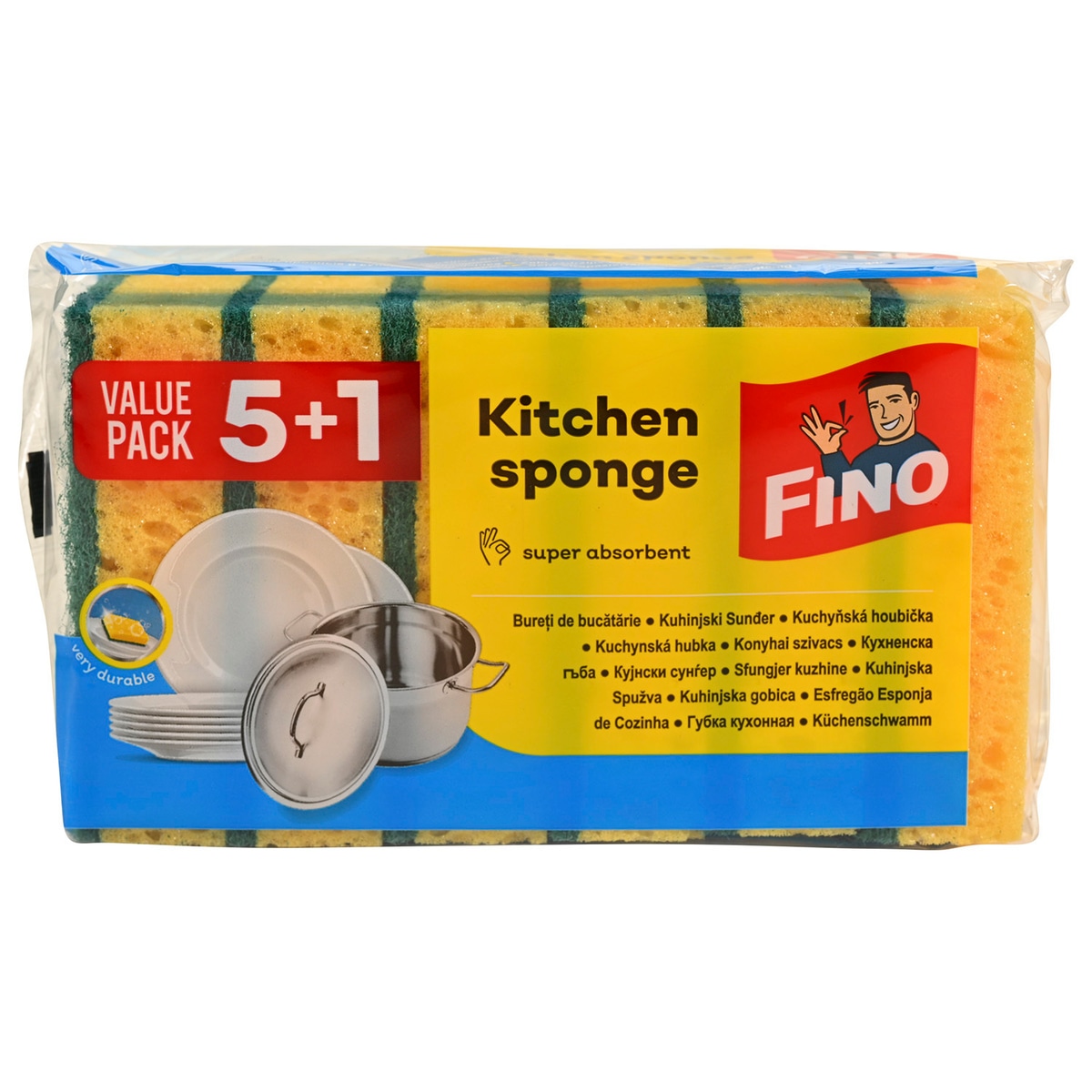 Spužve Fino 1 pakiranje - Akcija u trgovini Boso