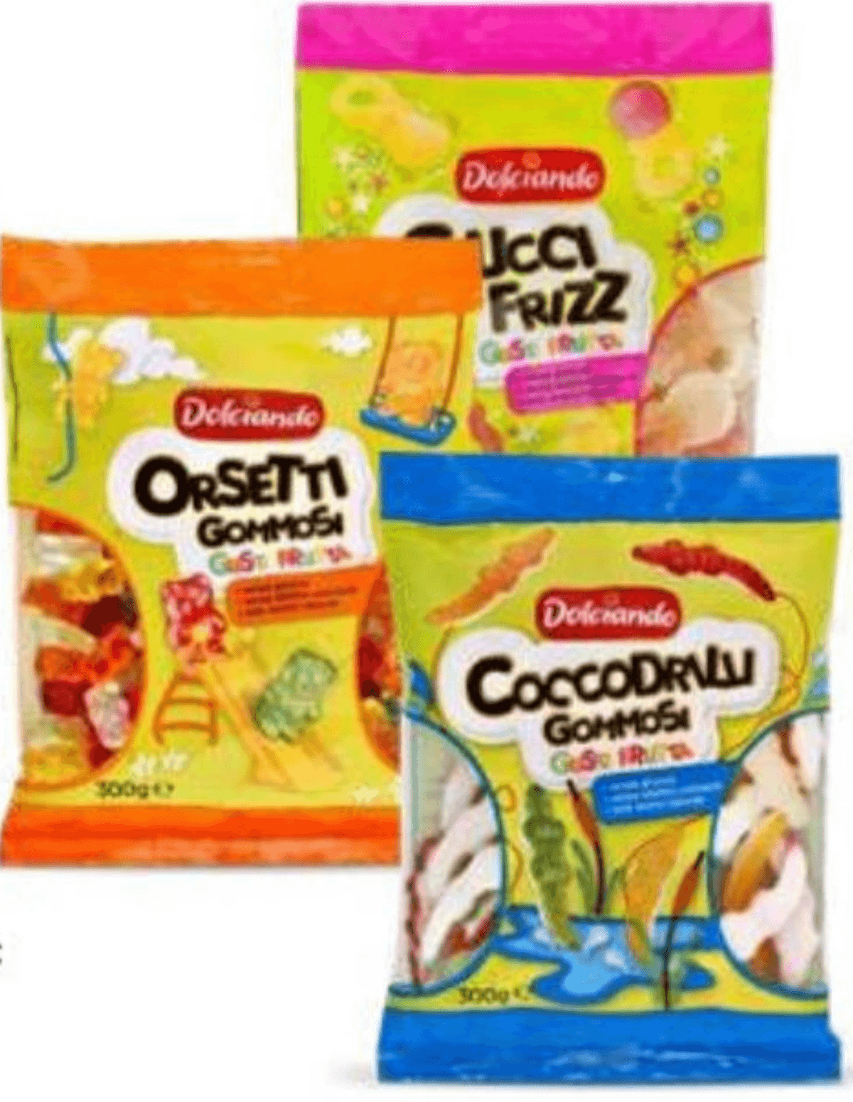 Gumeni bomboni više vrsta 300 g Dolciando - Akcija u trgovini Eurospin