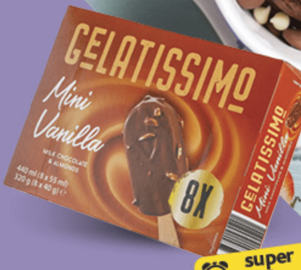 Gelatissimo sladoled 5x110ml - Akcija u trgovini Konzum