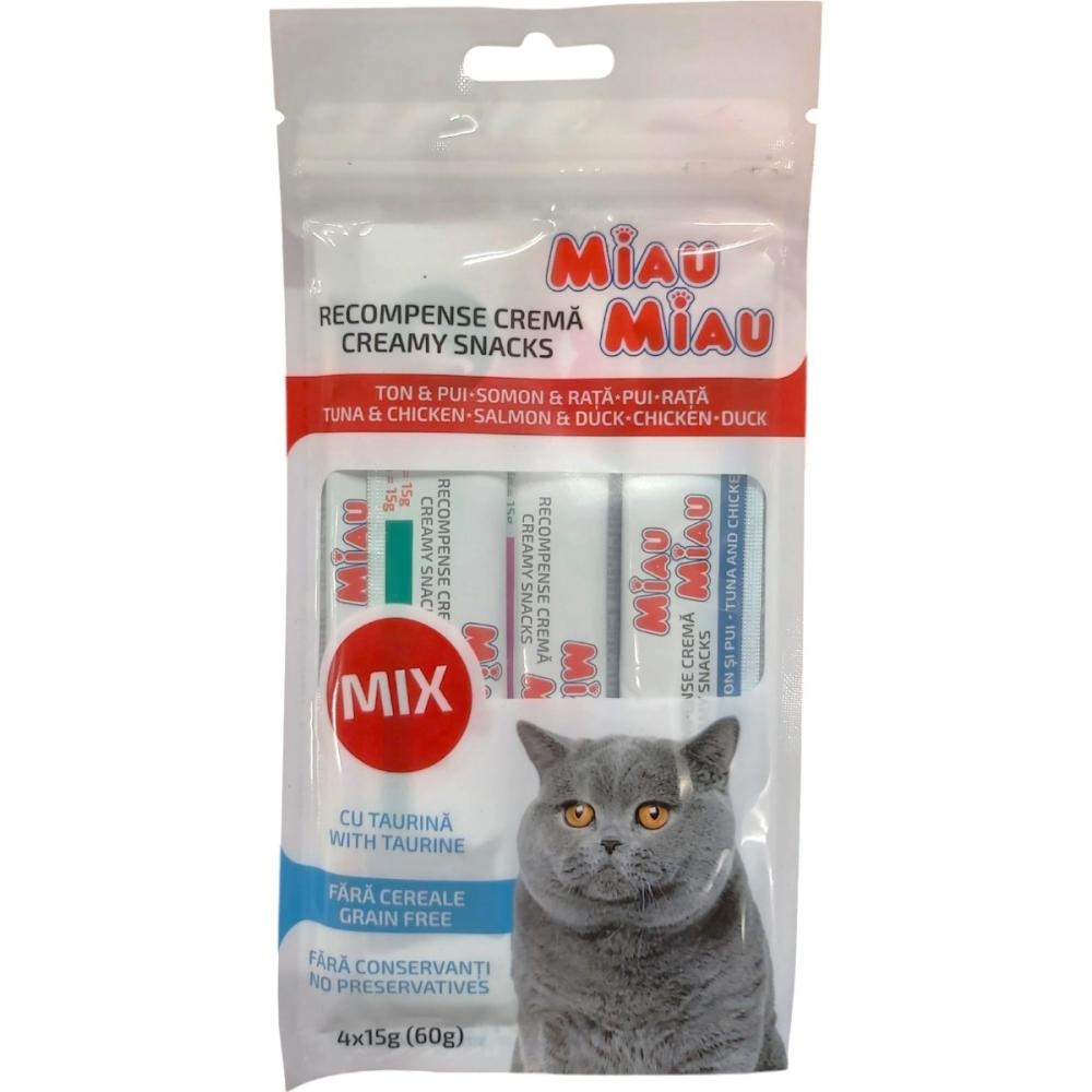 Hrana Miau Miau Snack mix 4x15g - Akcija u trgovini Boso