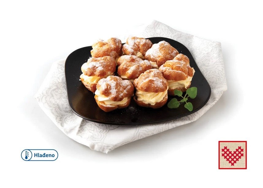 Okusi zavičaja Svježe mini princes krafne 270 g - Akcija u trgovini Lidl