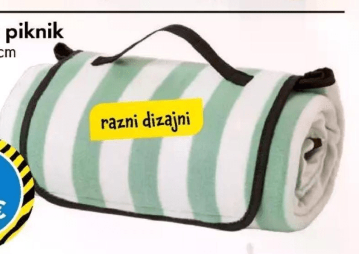 Deka za piknik 150 x 150 cm - Akcija u trgovini Tedi