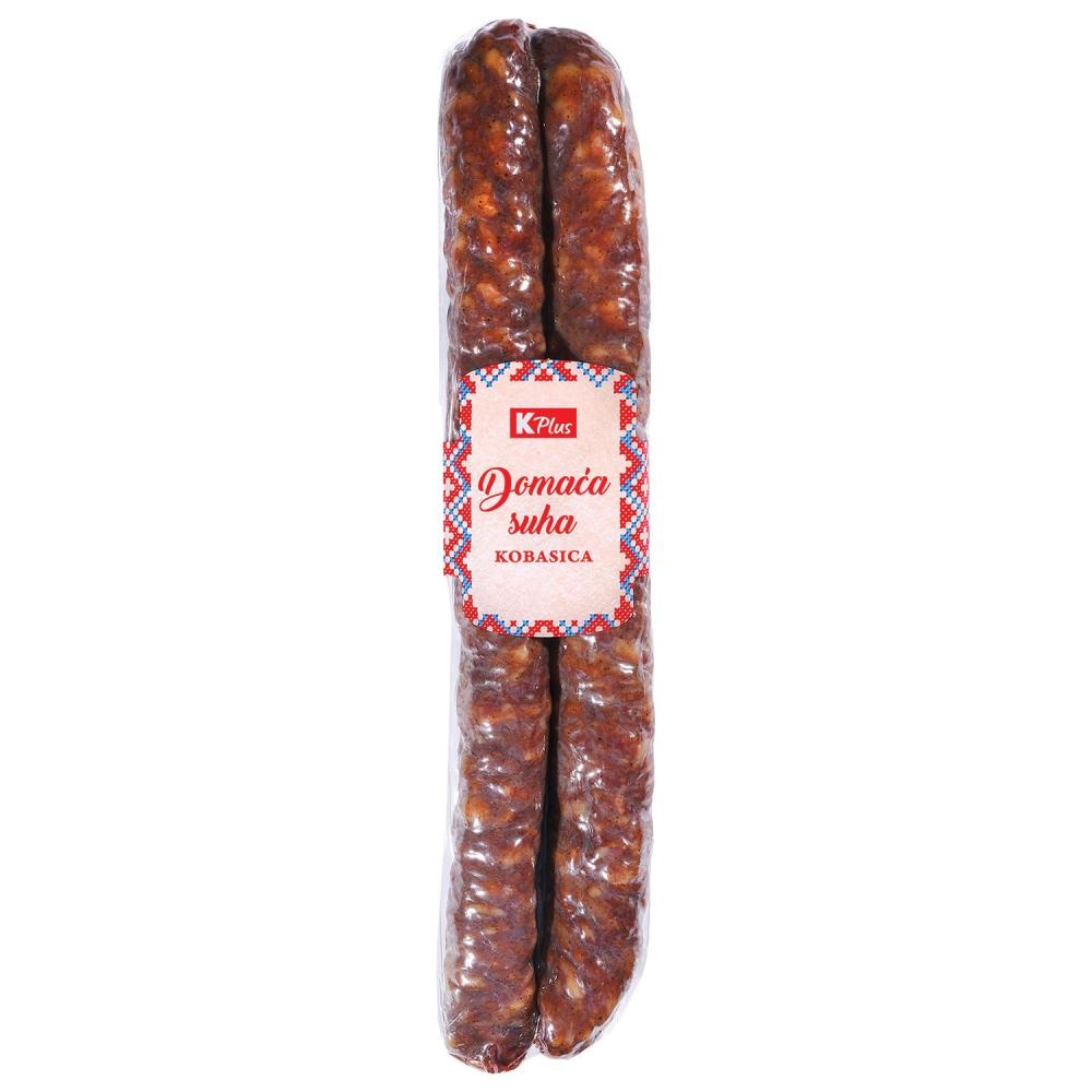 K Plus Domaća kobasica 1kg - Akcija u trgovini Konzum