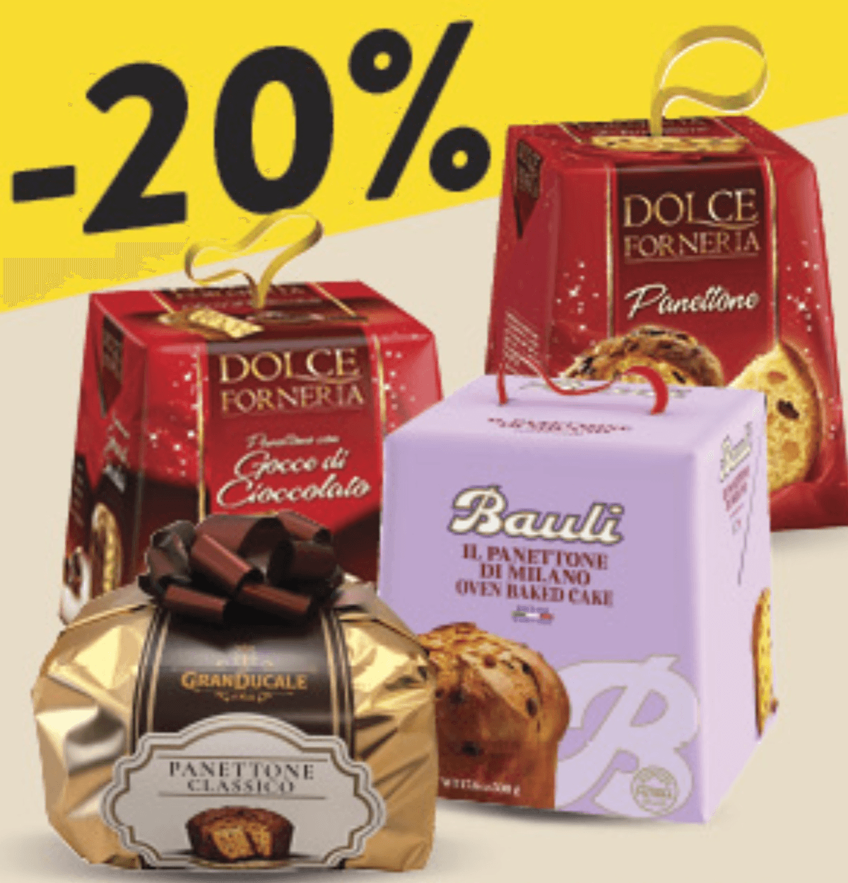 Odabrani Panettone i ostali božićni kolači - Akcija u trgovini Konzum