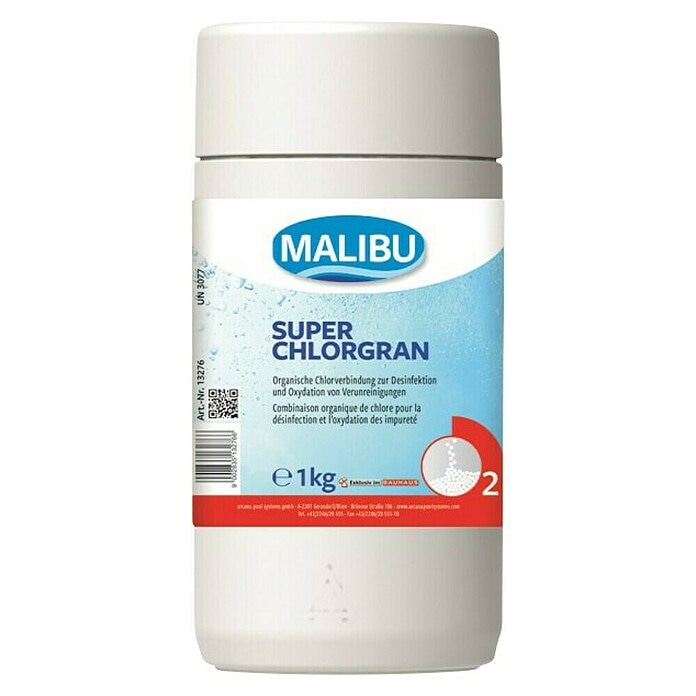 Superklor granulat 1 kg MALIBU - Akcija u trgovini Bauhaus