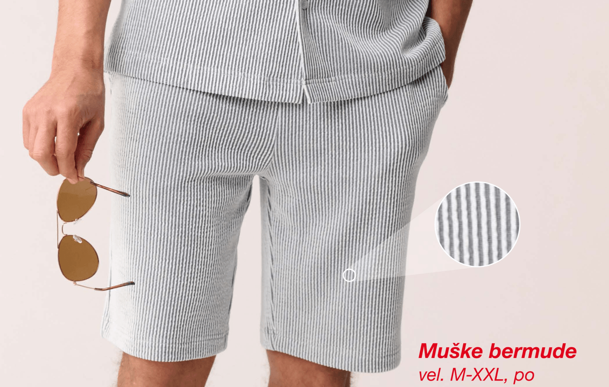 Muške bermude vel. M-XXL - Akcija u trgovini Kik