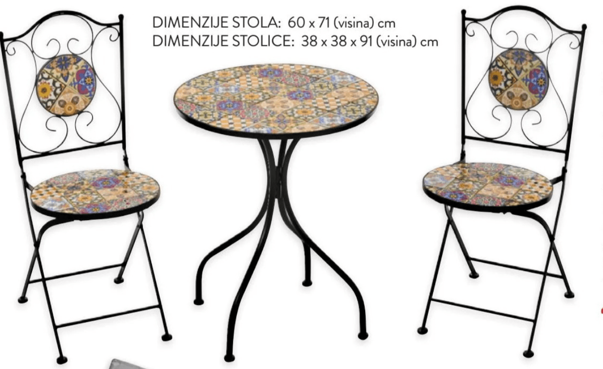 Mozaik balkonski set 1 set - Akcija u trgovini Interspar